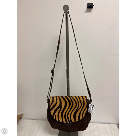 Crossbody Leather By Clothes Mentor, Size: Medium