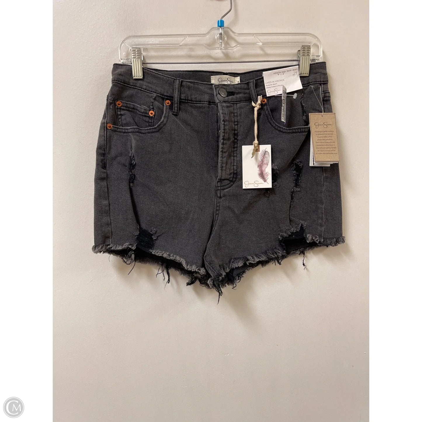 Shorts By Jessica Simpson In Grey Denim, Size: 8