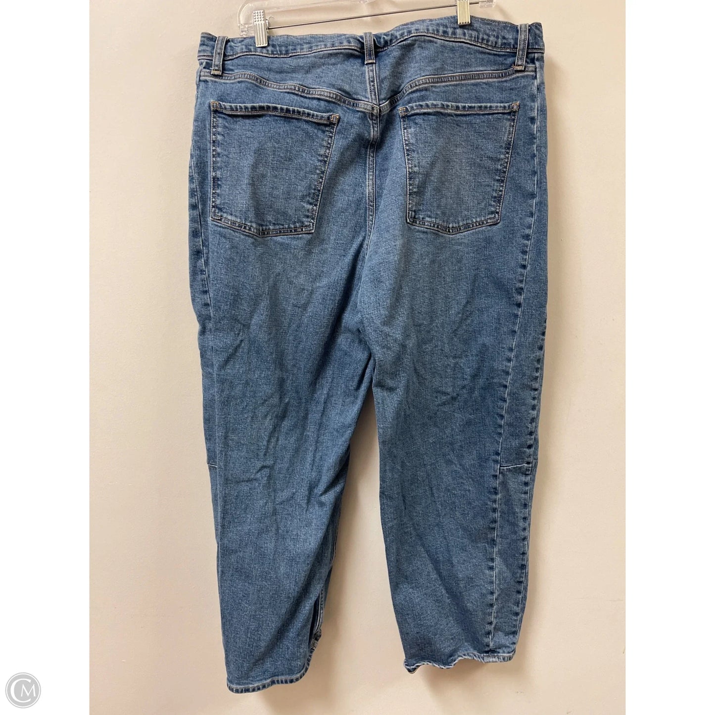 Jeans Wide Leg By Old Navy In Blue Denim, Size: 18