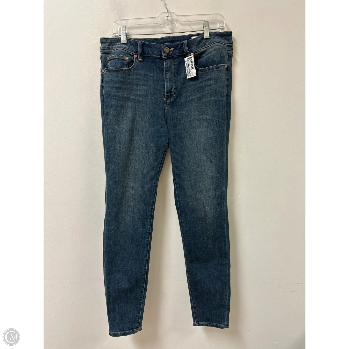 Jeans Skinny By Vince Camuto In Blue Denim, Size: 12