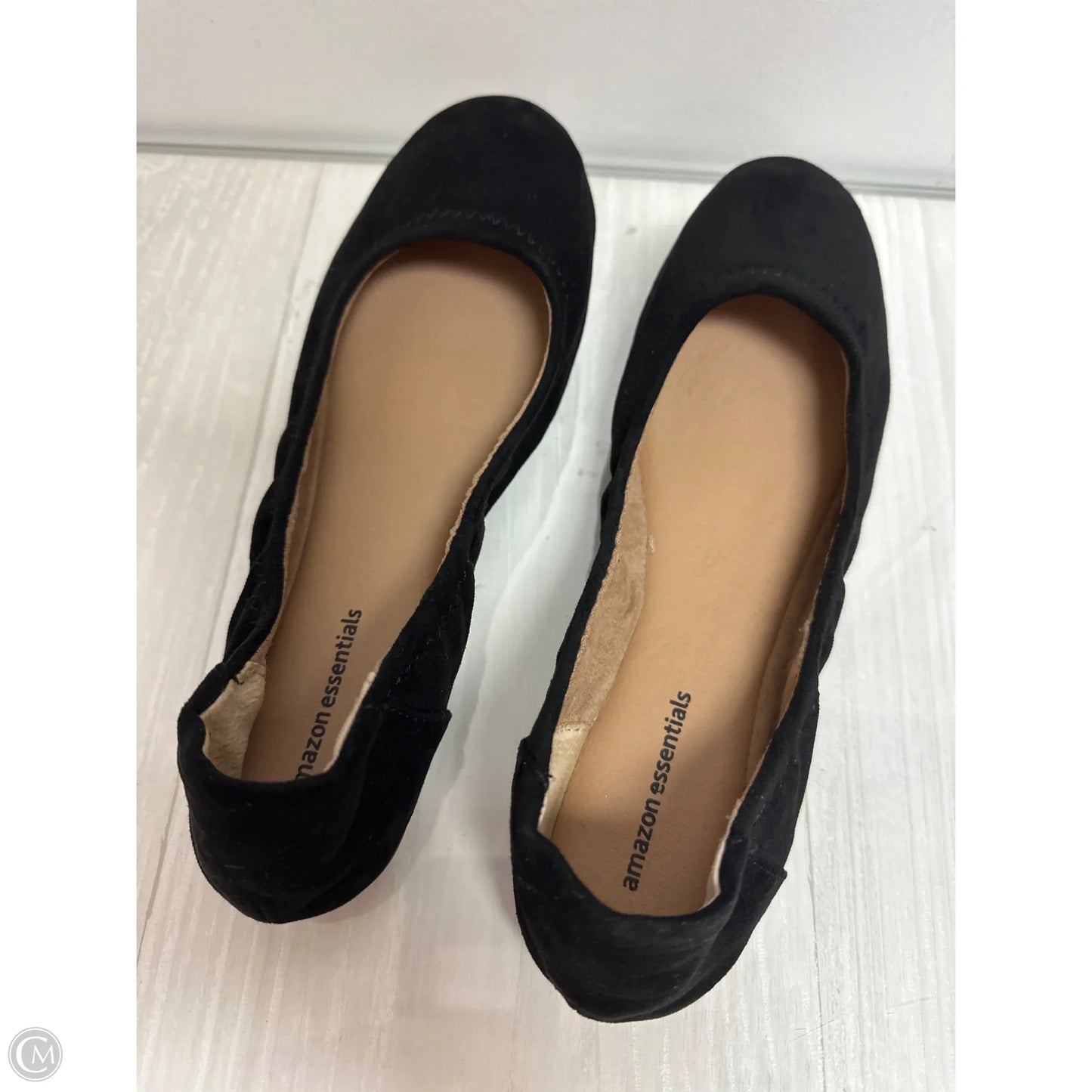 Shoes Flats By Amazon Essentials In Black, Size: 7.5