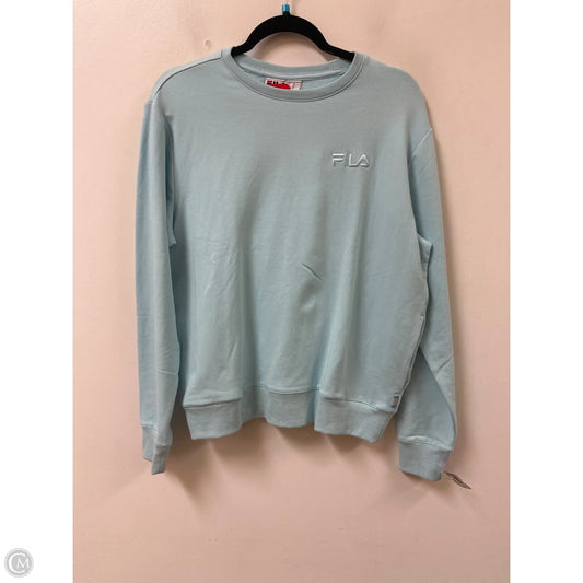 Sweatshirt Crewneck By Fila In Blue, Size: M