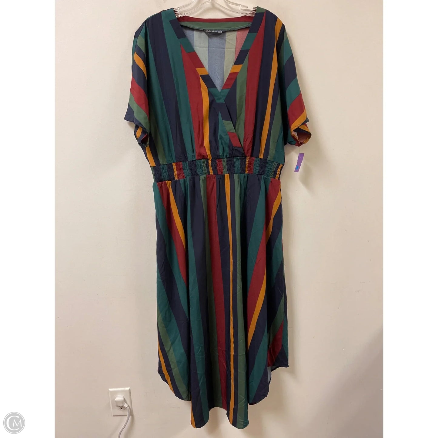Dress Casual Maxi By Bloomchic In Striped Pattern, Size: 2x
