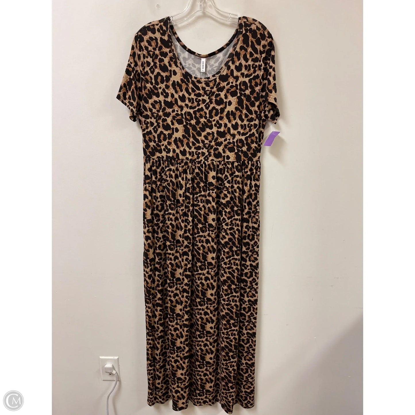 Dress Casual Maxi By Clothes Mentor In Animal Print, Size: Xl