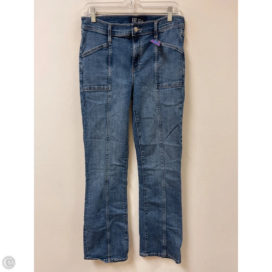 Jeans Boot Cut By Gap In Blue Denim, Size: 10