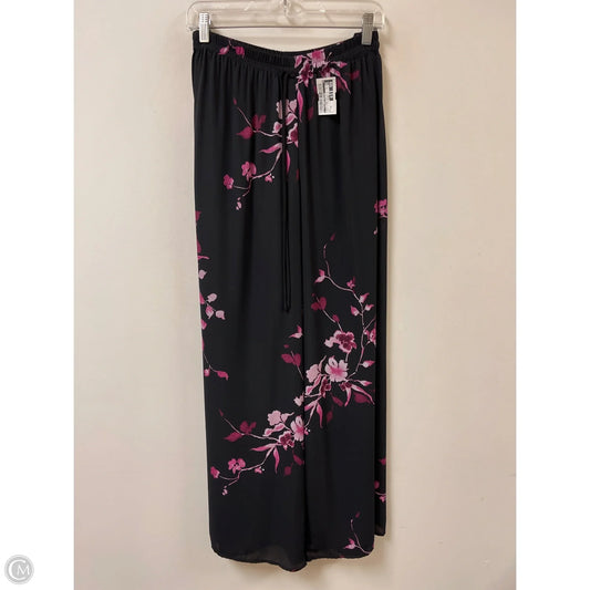 Pants Wide Leg By Clothes Mentor In Black & Purple, Size: 16