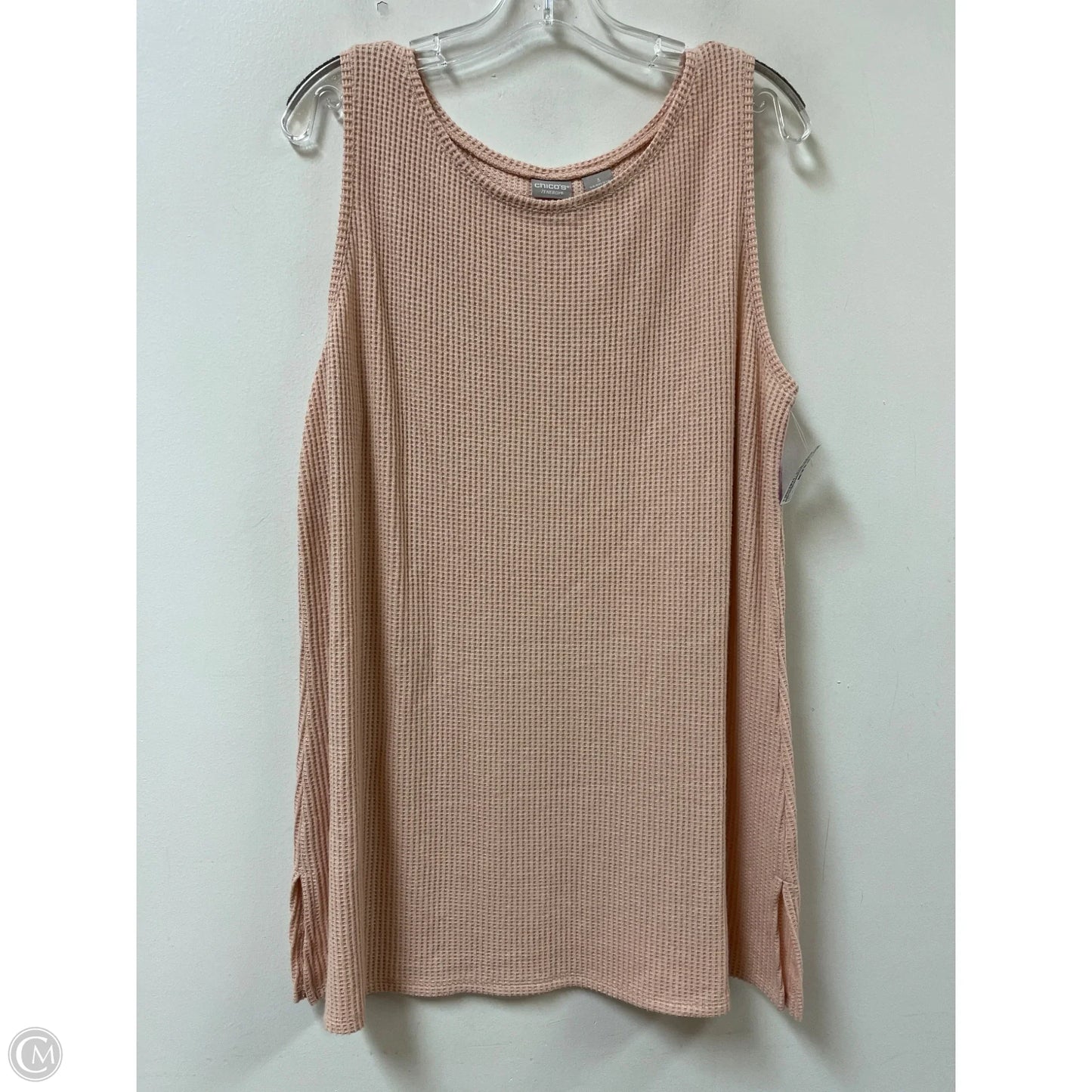 Top Sleeveless By Chicos In Pink, Size: Xl