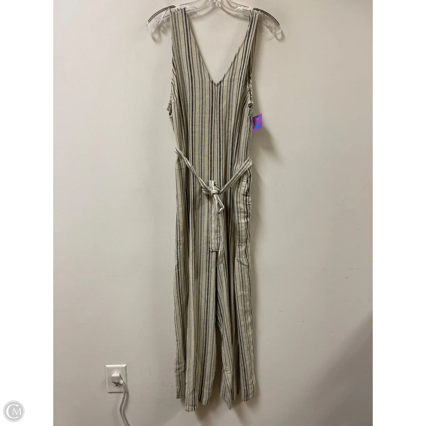 Jumpsuit By Sonoma In Striped Pattern, Size: L