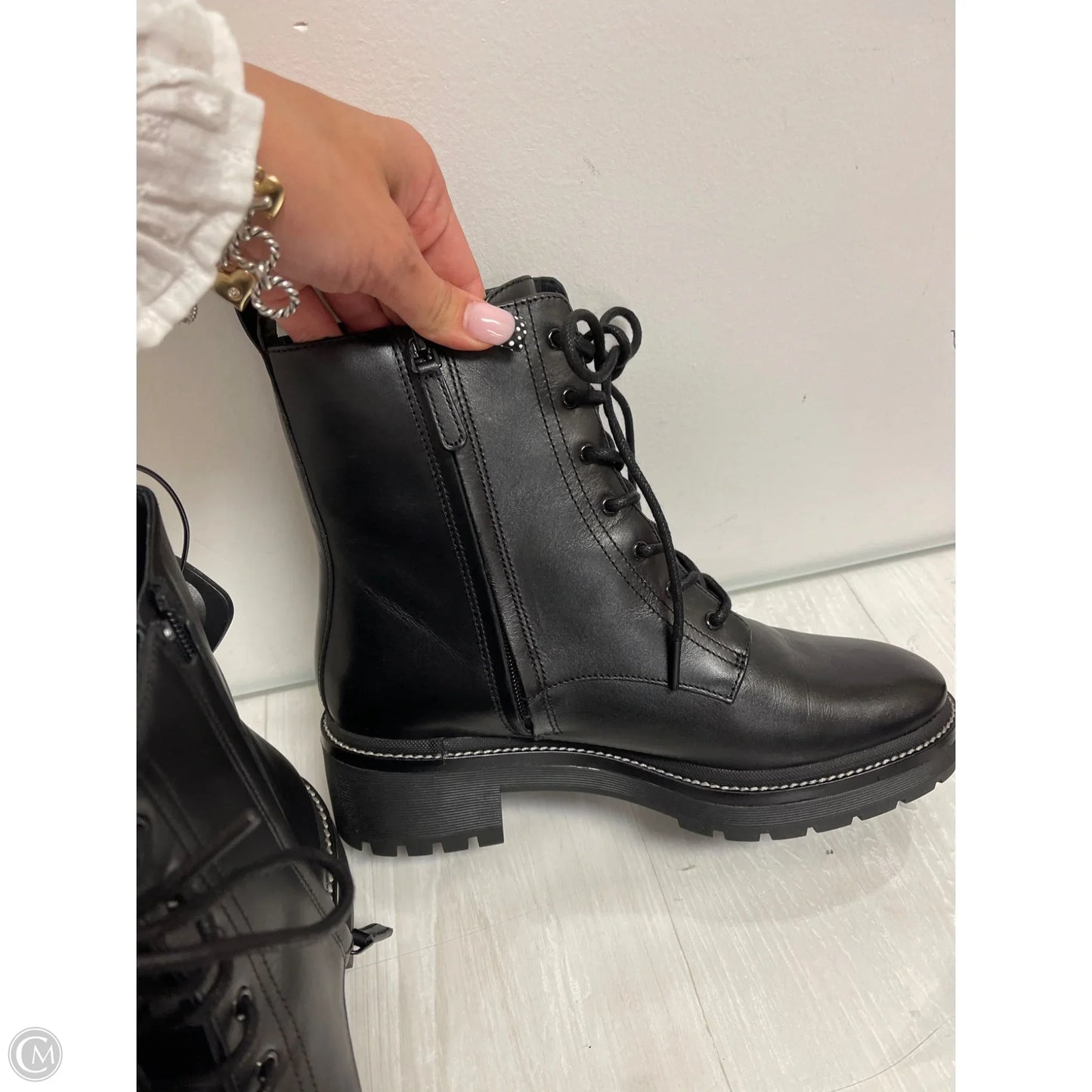 Boots Designer By Tory Burch In Black, Size: 9.5