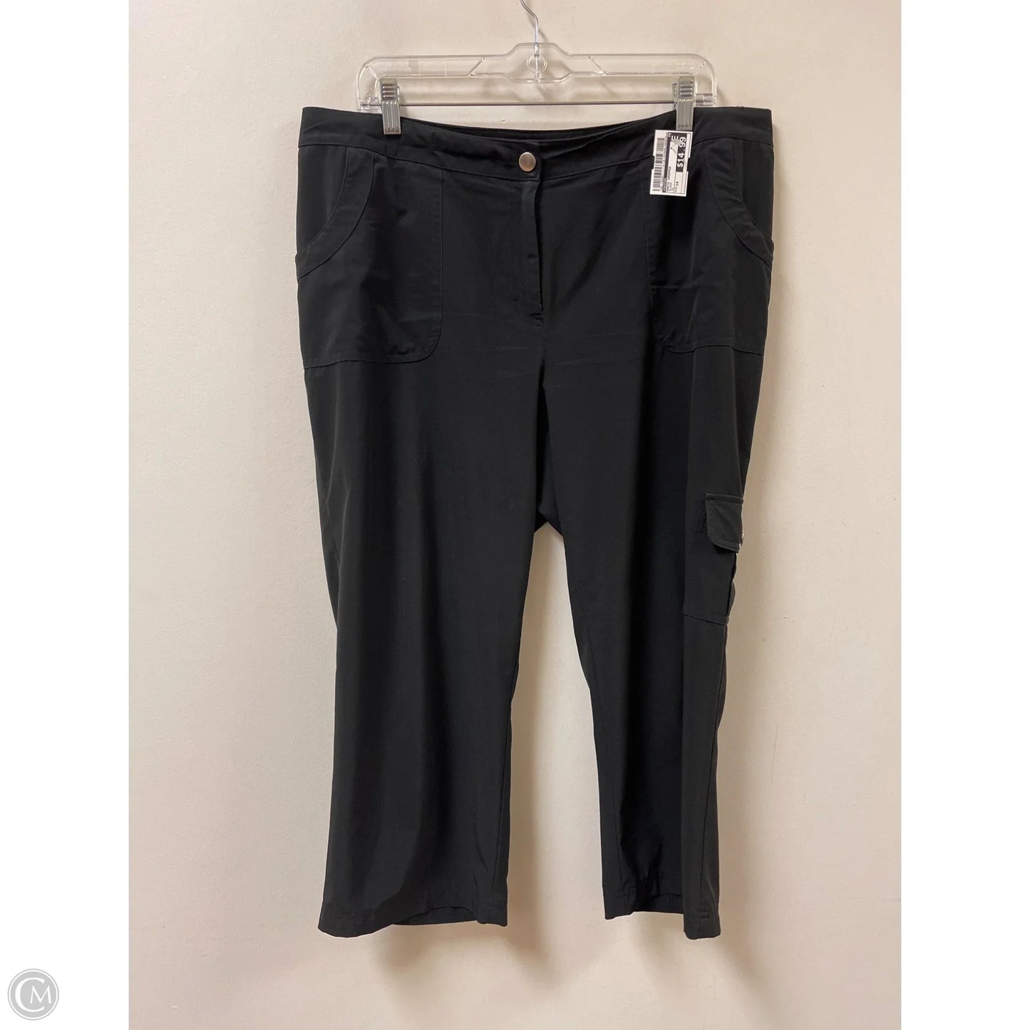 Pants Cropped By Chicos In Black, Size: 14