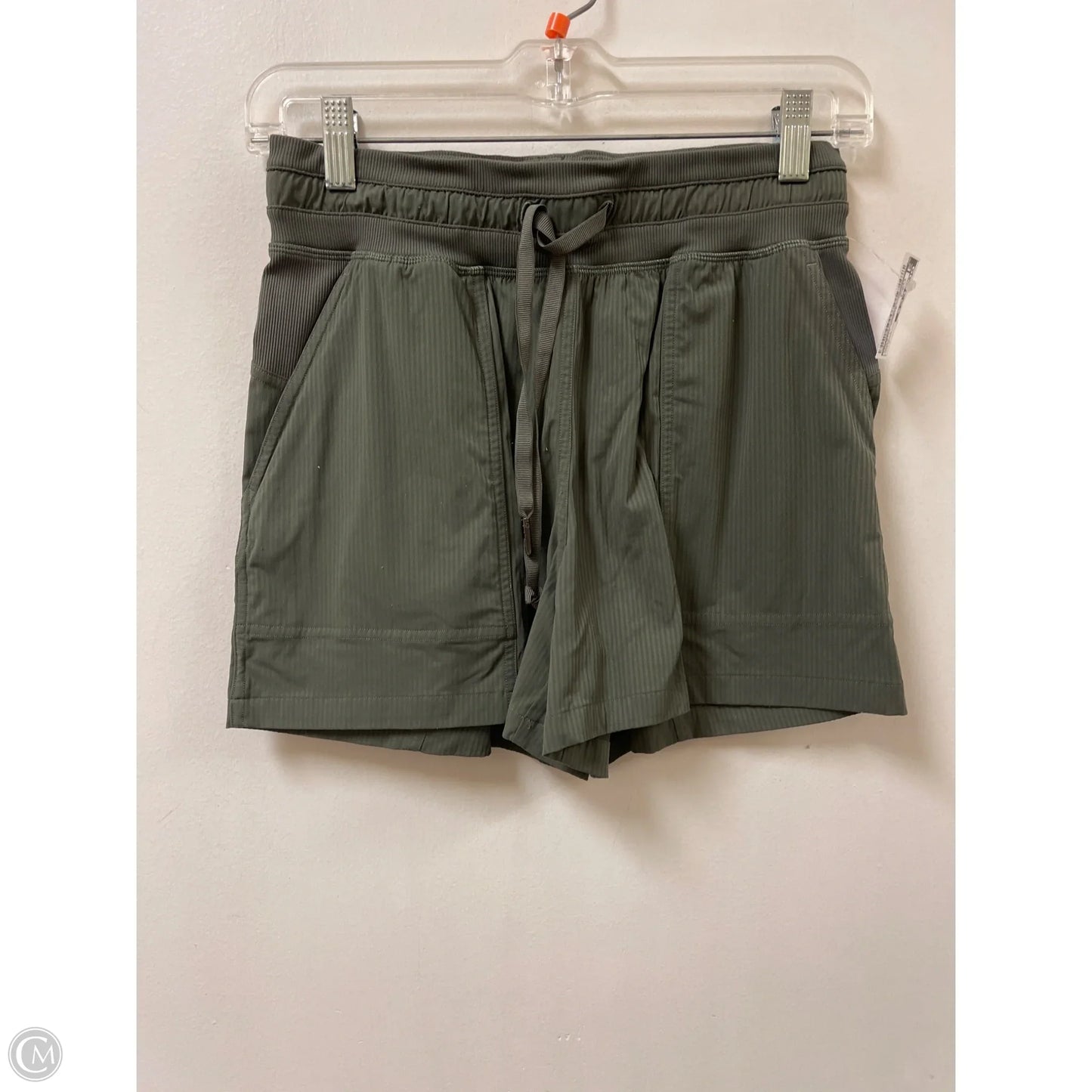 Athletic Shorts By Lululemon In Green, Size: 4