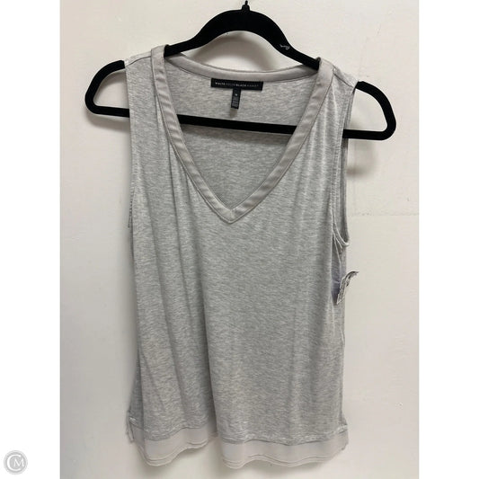 Top Sleeveless By White House Black Market In Grey, Size: M