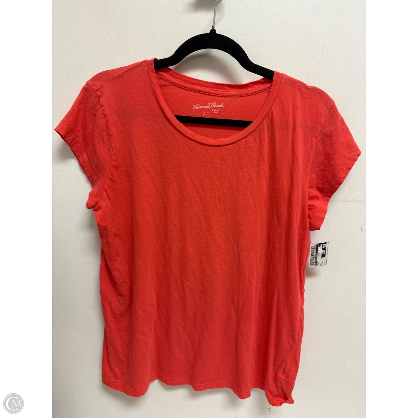 Top Short Sleeve By Universal Thread In Pink, Size: L
