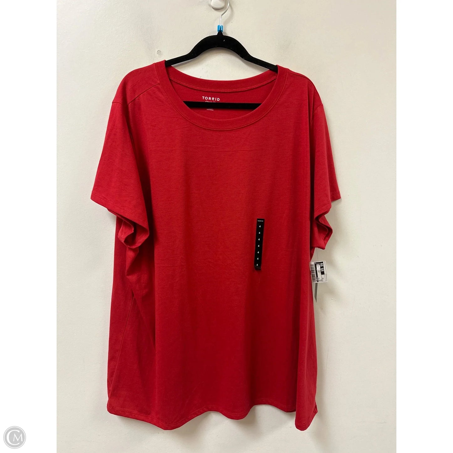 Top Short Sleeve By Torrid In Red, Size: 4x