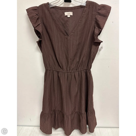 Dress Casual Short By Loft In Brown, Size: M