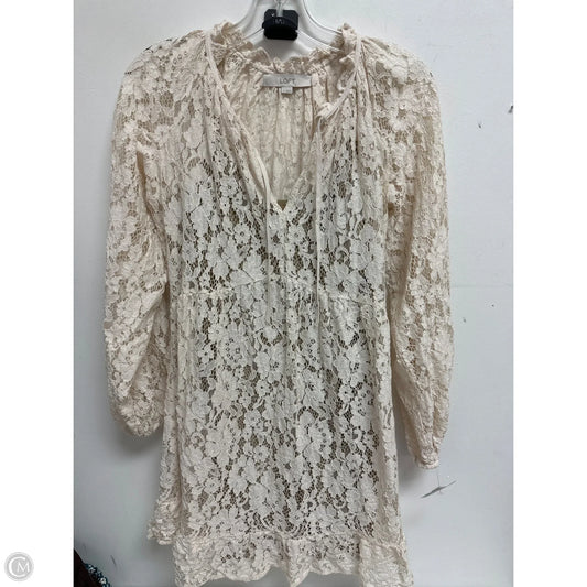 Dress Set 2pc By Loft In Cream, Size: S
