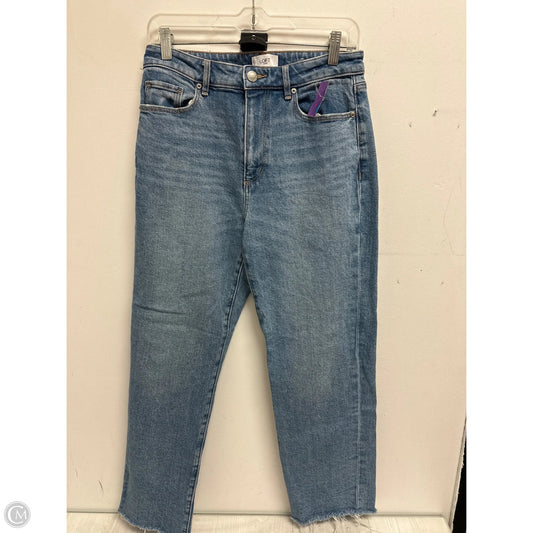 Jeans Straight By Loft In Blue Denim, Size: 4