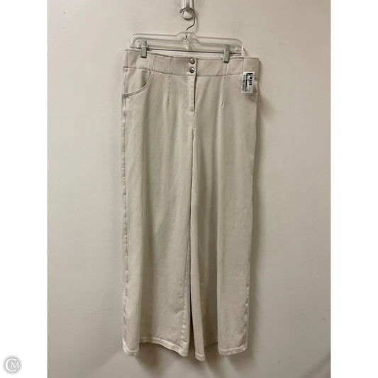 Pants Wide Leg By Chicos In Cream, Size: 12