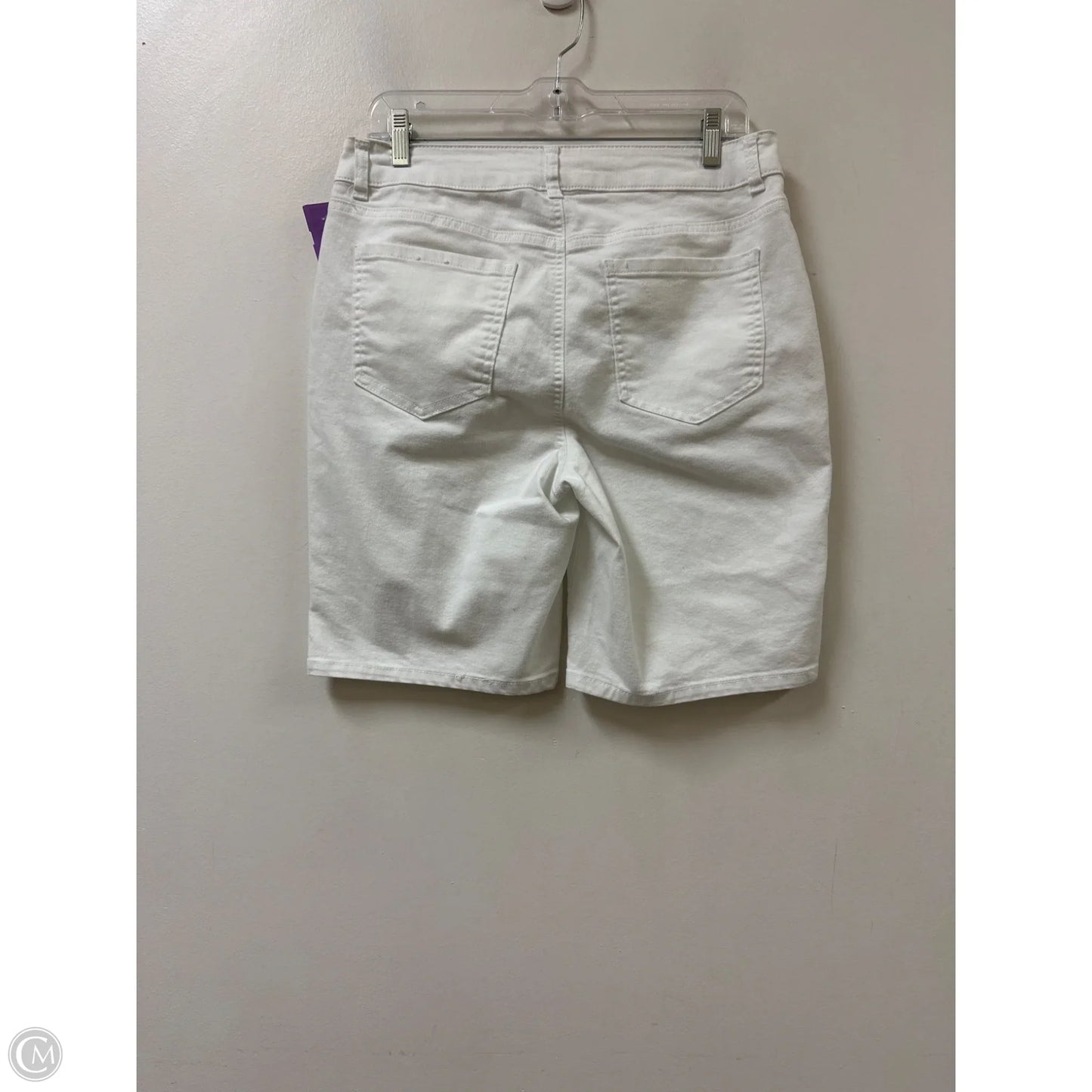 Shorts By D Jeans In White Denim, Size: 10