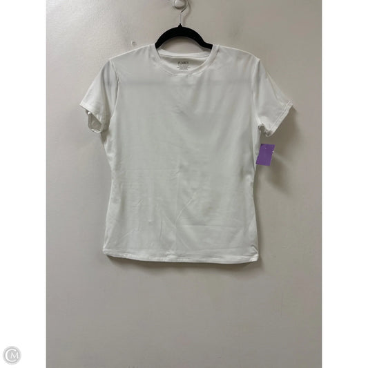 Top Short Sleeve By Clothes Mentor In White, Size: L