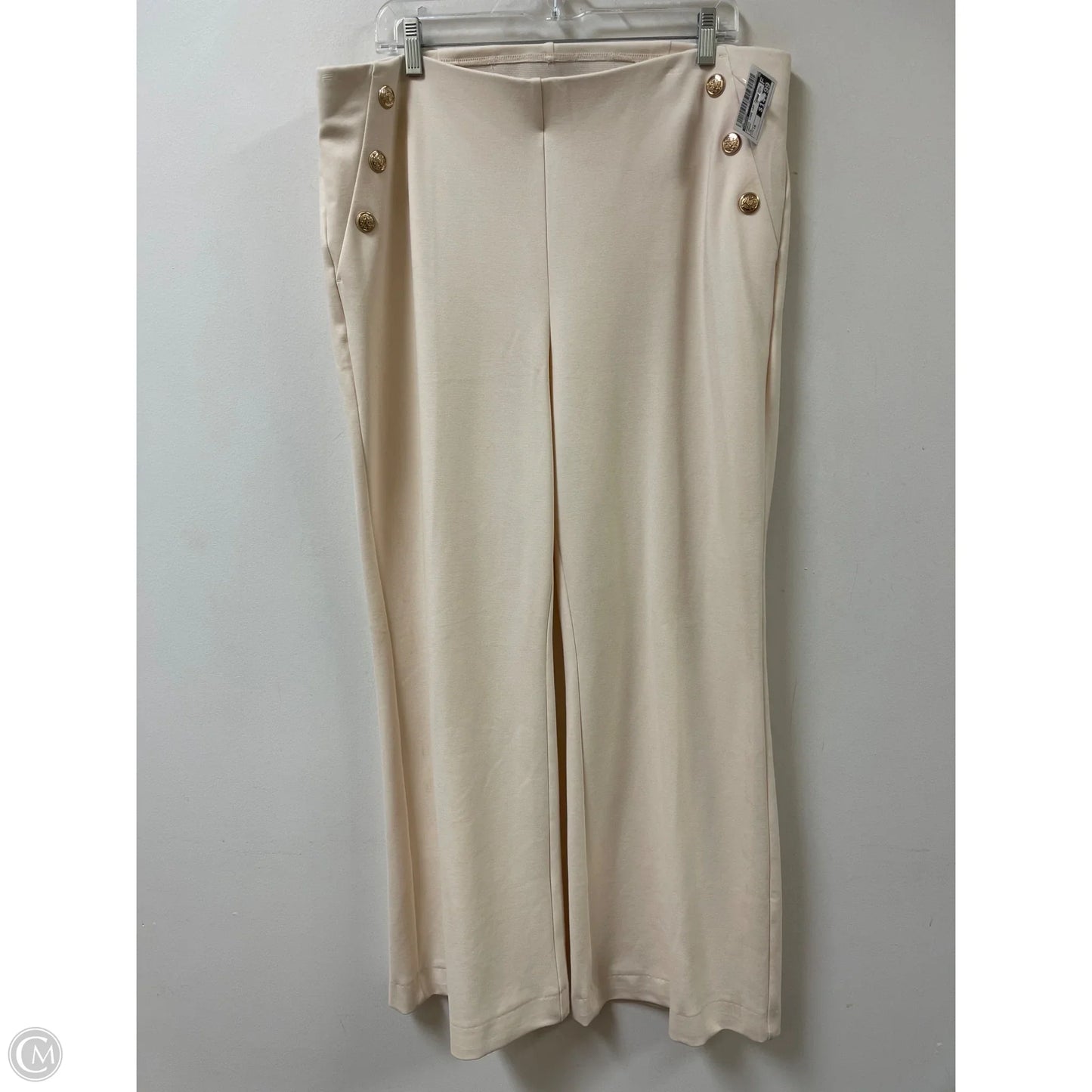 Pants Wide Leg By Chicos In Cream, Size: 16
