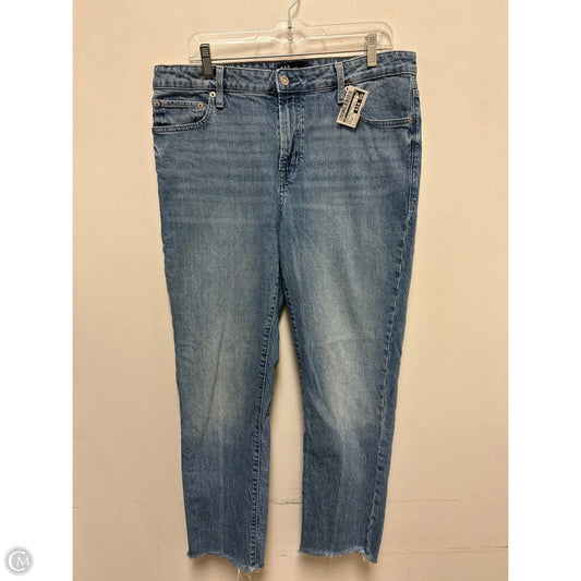 Jeans Boyfriend By Gap In Blue Denim, Size: 14