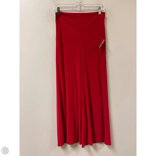 Pants Wide Leg By Zigzag Stripe In Red, Size: 8