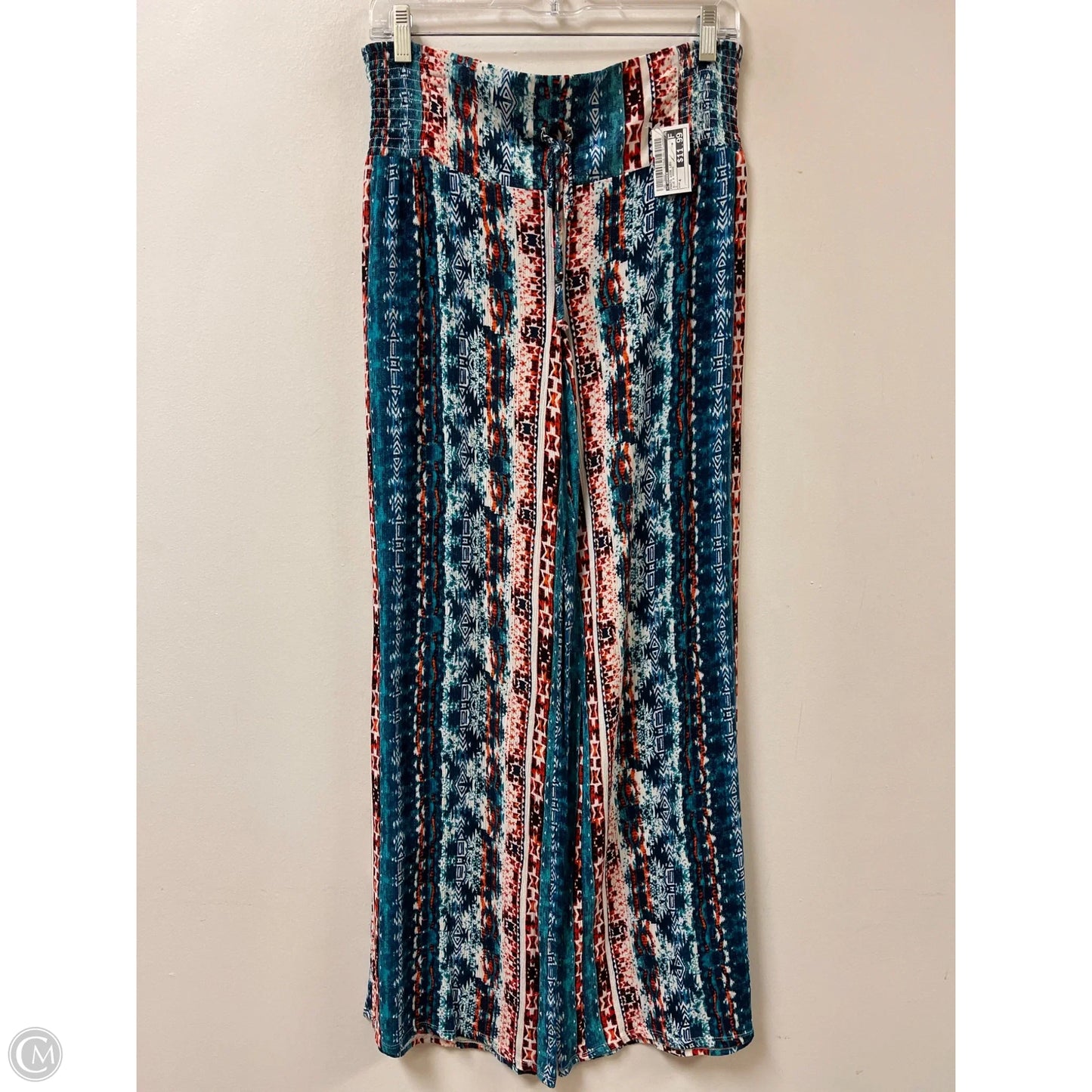 Pants Wide Leg By C Wonder In Blue & Orange, Size: 4