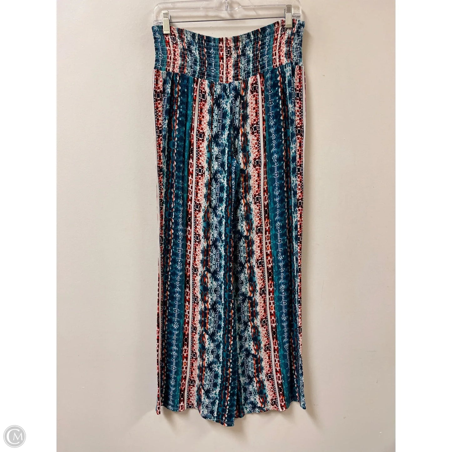 Pants Wide Leg By C Wonder In Blue & Orange, Size: 4
