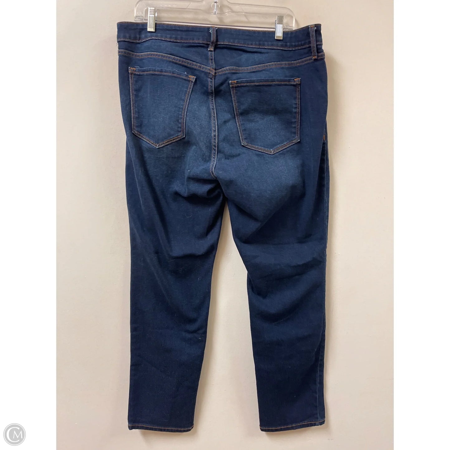 Jeans Straight By Old Navy In Blue Denim, Size: 14