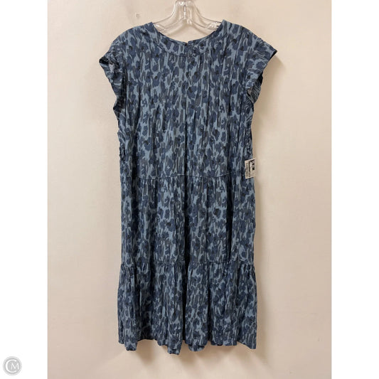 Dress Casual Short By Knox Rose In Blue, Size: Xl