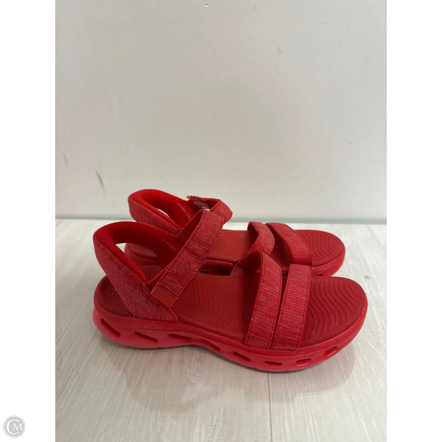 Sandals Flats By Skechers In Red, Size: 8