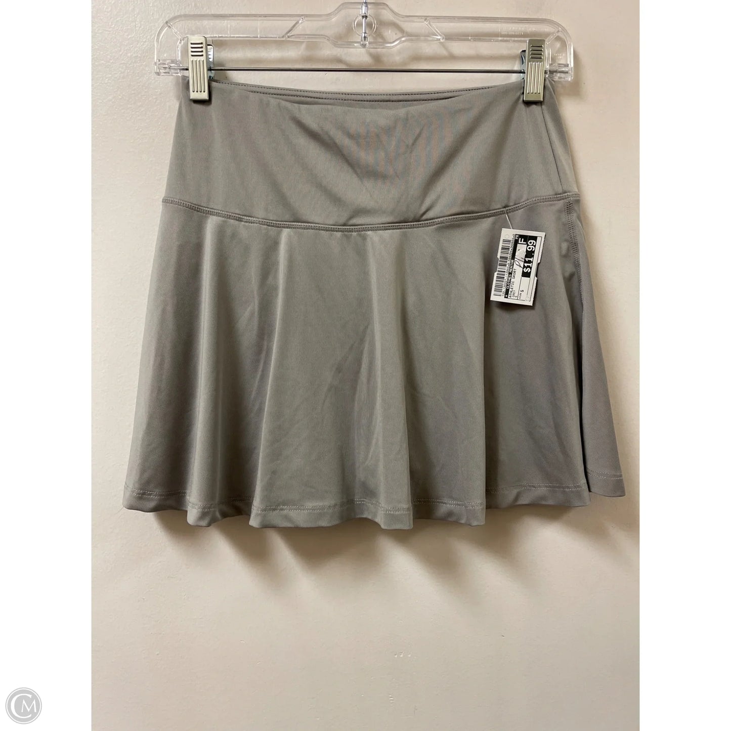 Athletic Skort By Clothes Mentor In Grey, Size: S