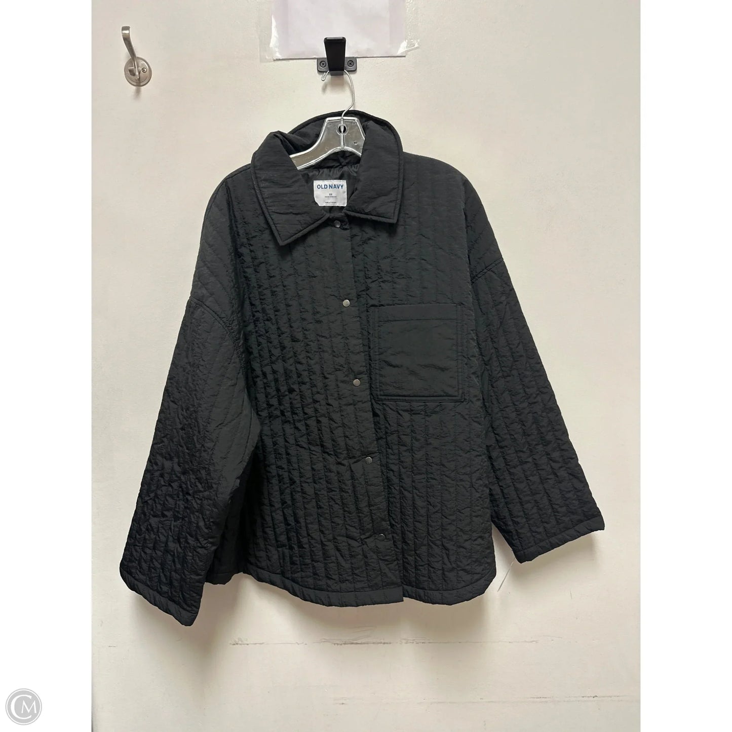 Jacket Puffer & Quilted By Old Navy In Black, Size: 2x