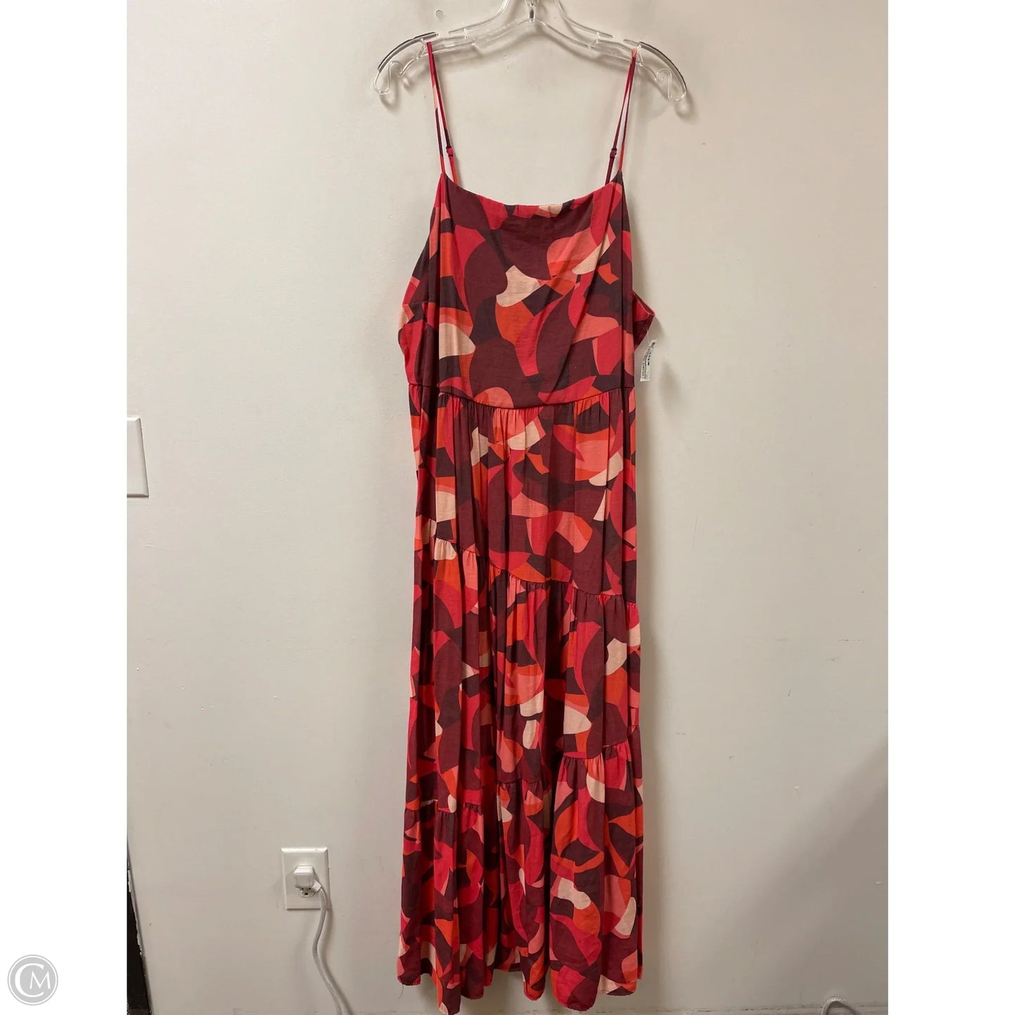 Dress Casual Maxi By Nine West In Red, Size: 1x