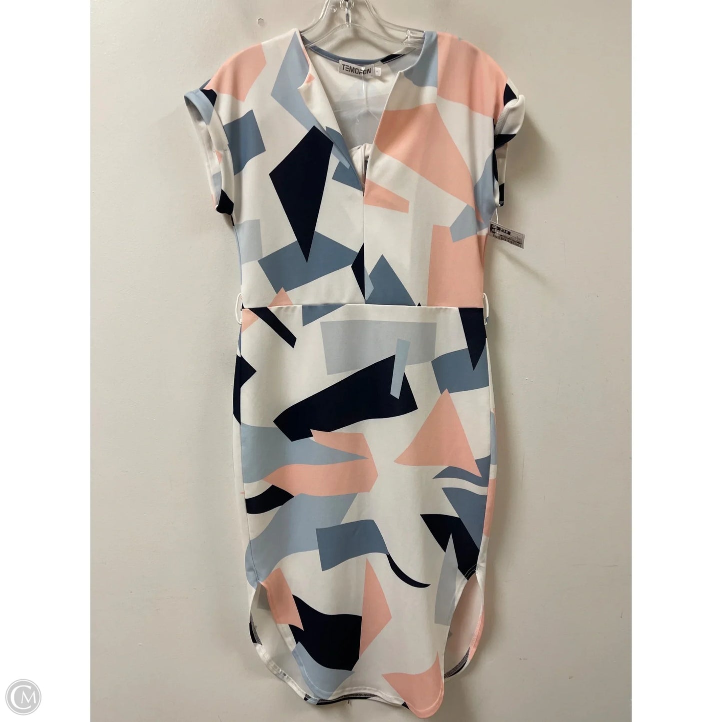 Dress Casual Midi By Clothes Mentor In Blue & Pink, Size: S