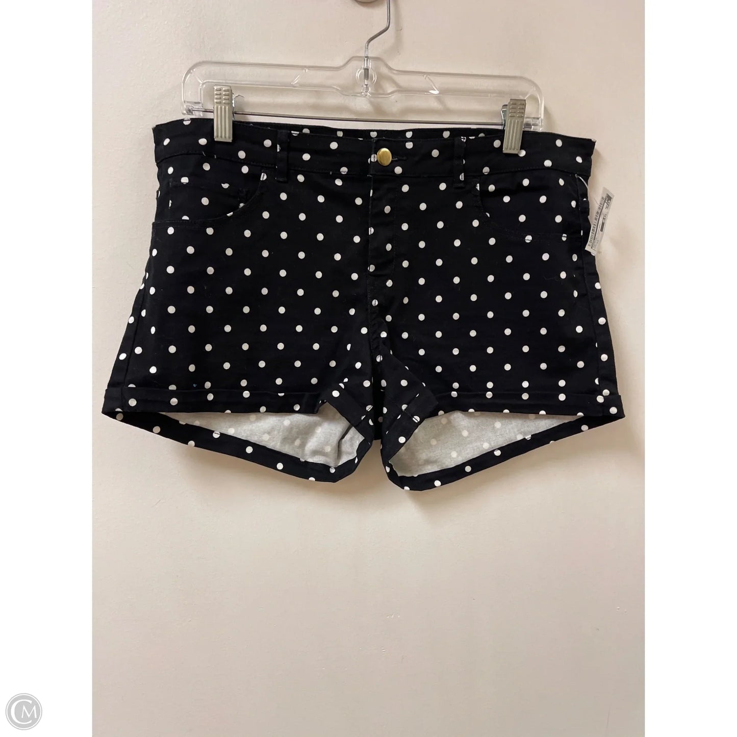 Shorts By H&m In Polkadot Pattern, Size: 12
