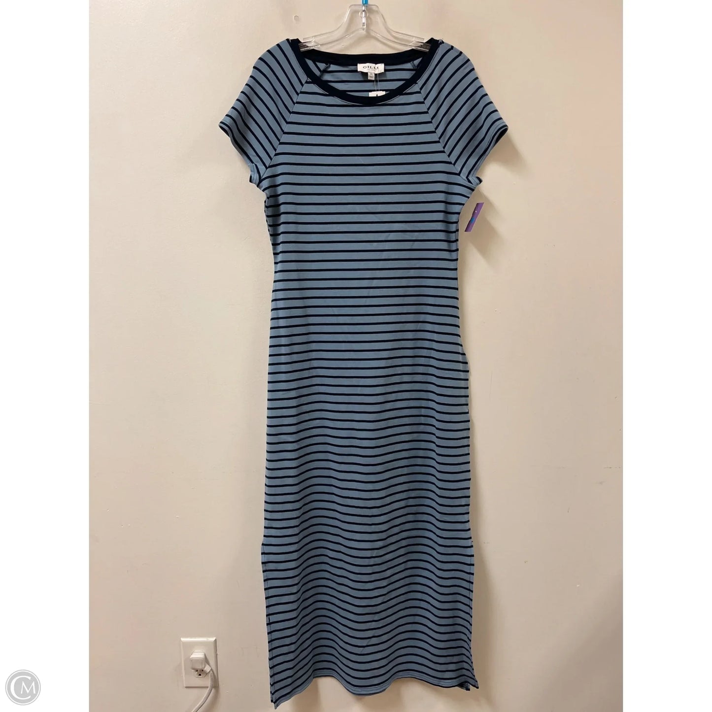 Dress Casual Maxi By Gilli In Striped Pattern, Size: Xl