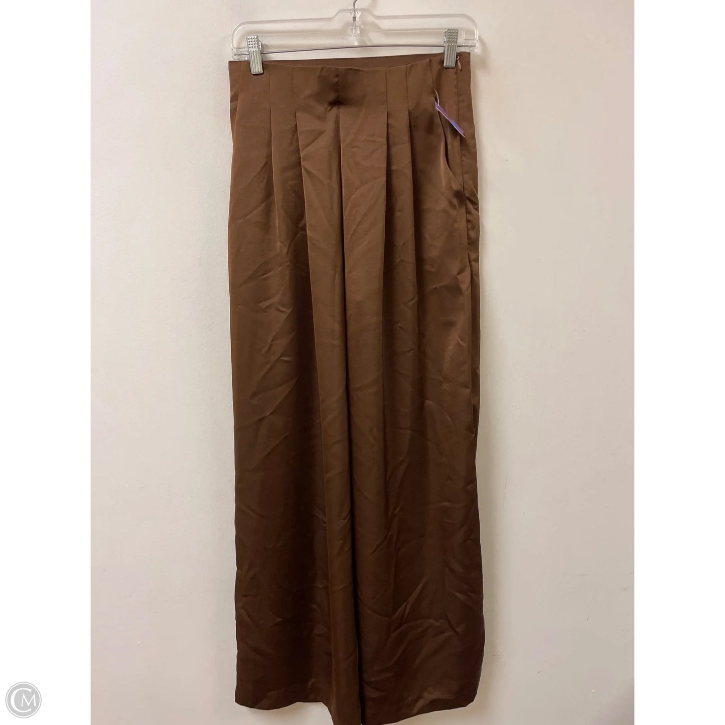 Pants Wide Leg By Clothes Mentor In Brown, Size: 8