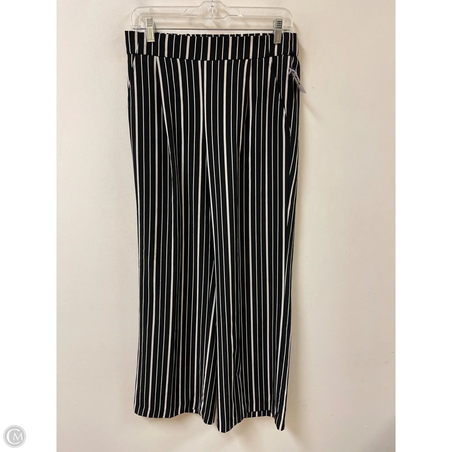 Pants Wide Leg By Counterparts In Black & White, Size: 4