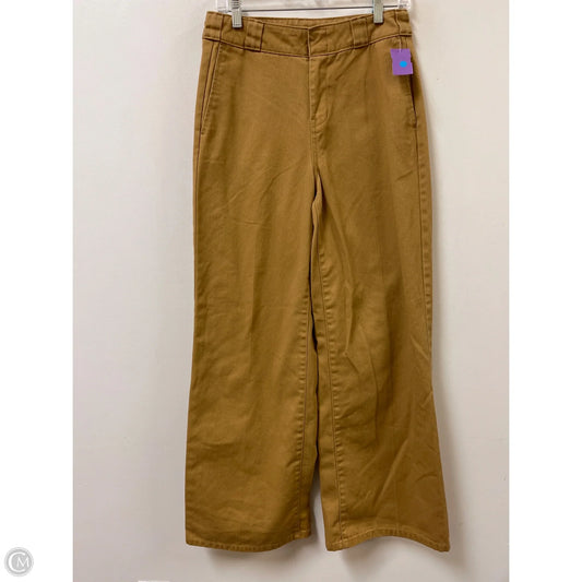 Pants Wide Leg By Dickies In Brown, Size: 4