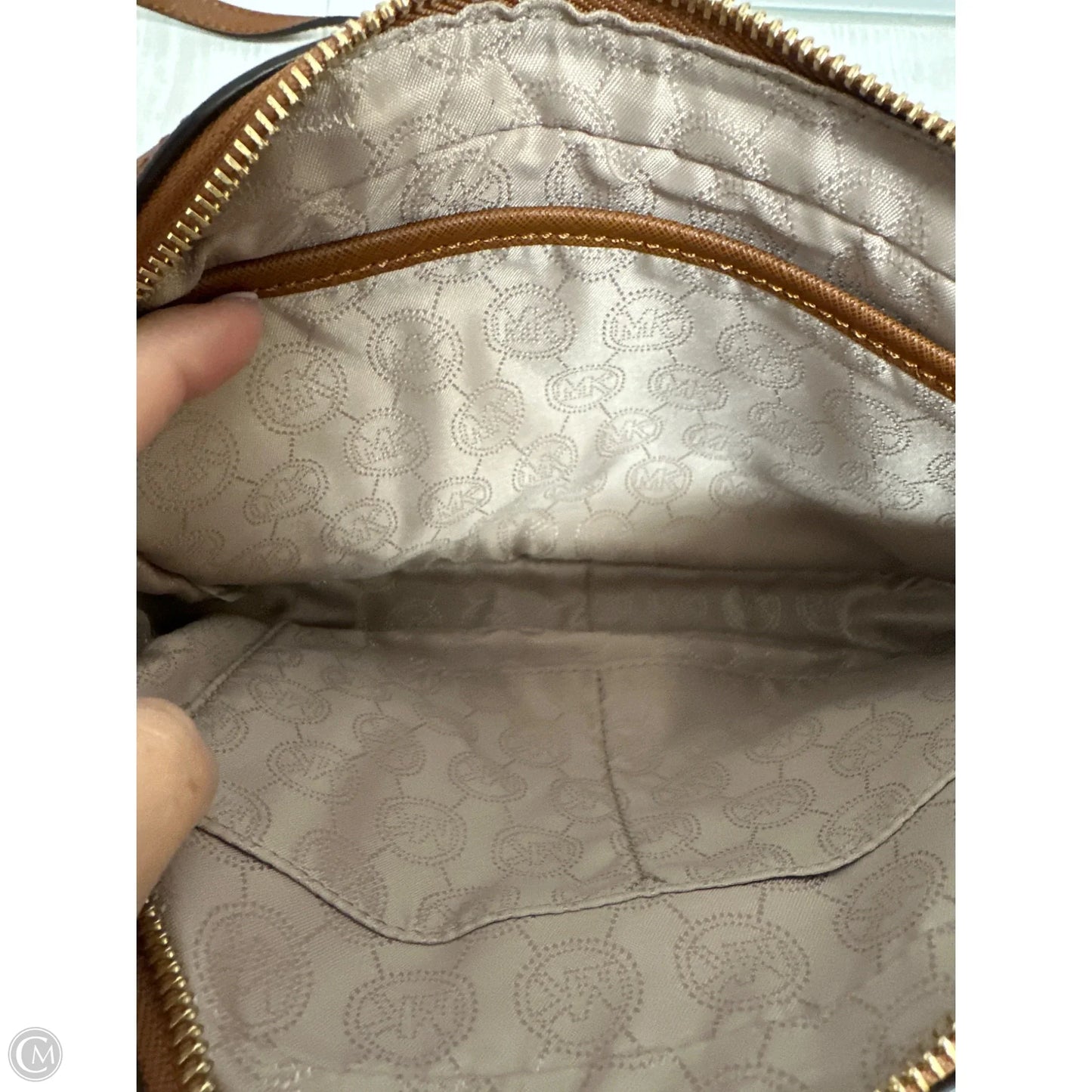 Crossbody Designer By Michael Kors, Size: Medium