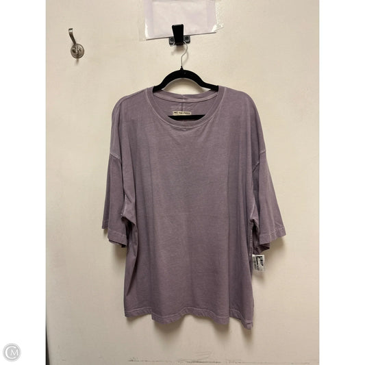Top Short Sleeve By We The Free In Purple, Size: L