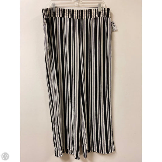 Pants Wide Leg By Alyx In Black & White, Size: 12