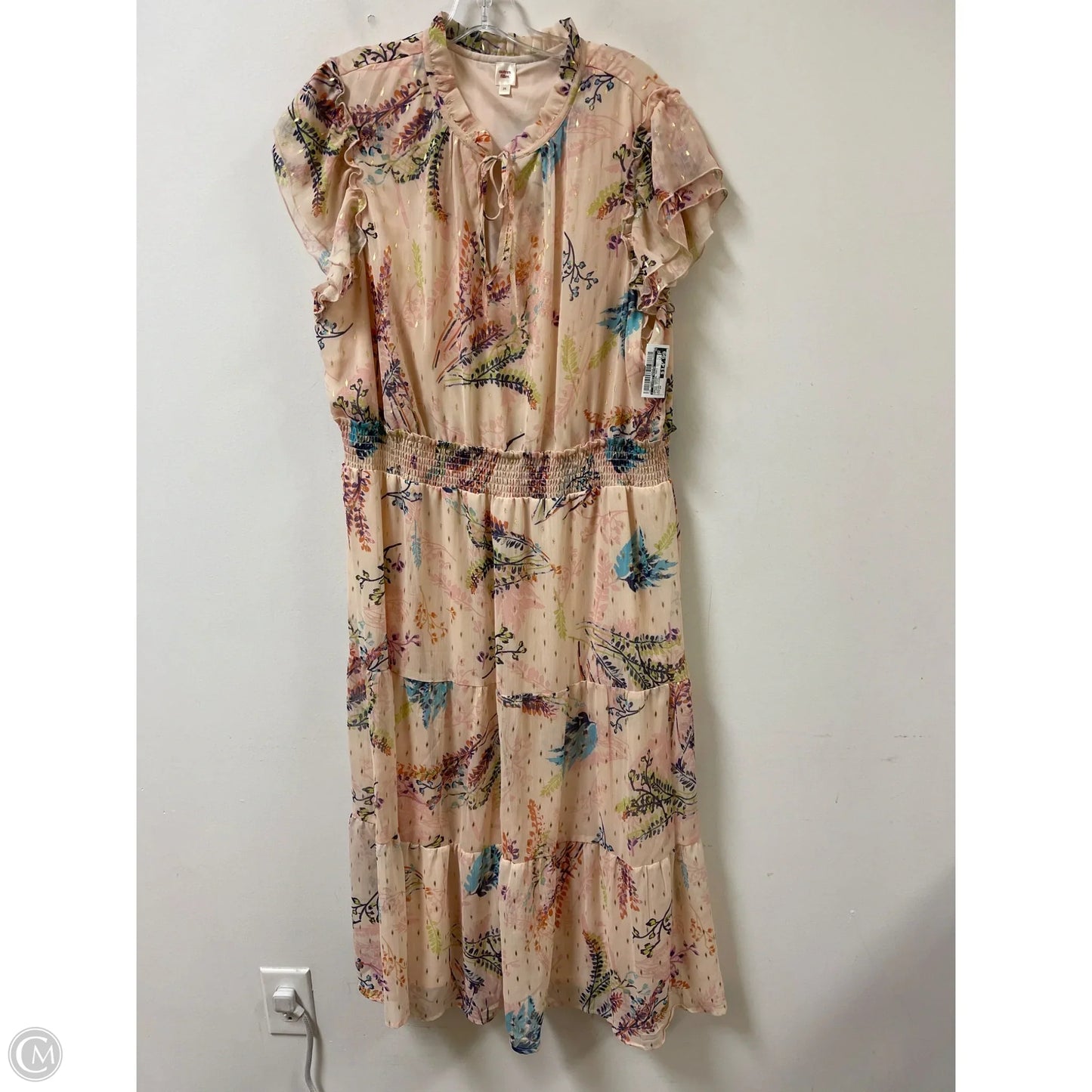Dress Casual Maxi By Clothes Mentor In Floral Print, Size: 2x