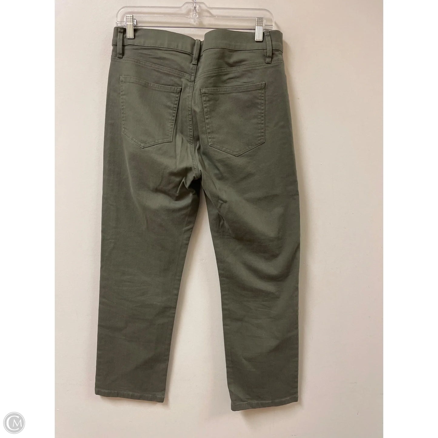 Jeans Straight By Ann Taylor In Green Denim, Size: 8