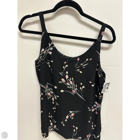 Top Sleeveless By Clothes Mentor In Black & Pink, Size: S