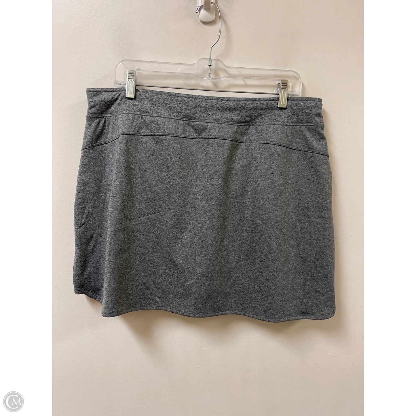 Athletic Skort By Tek Gear In Grey, Size: L