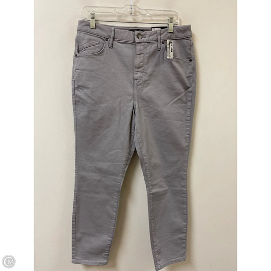 Jeans Skinny By Simply Vera In Grey Denim, Size: 12