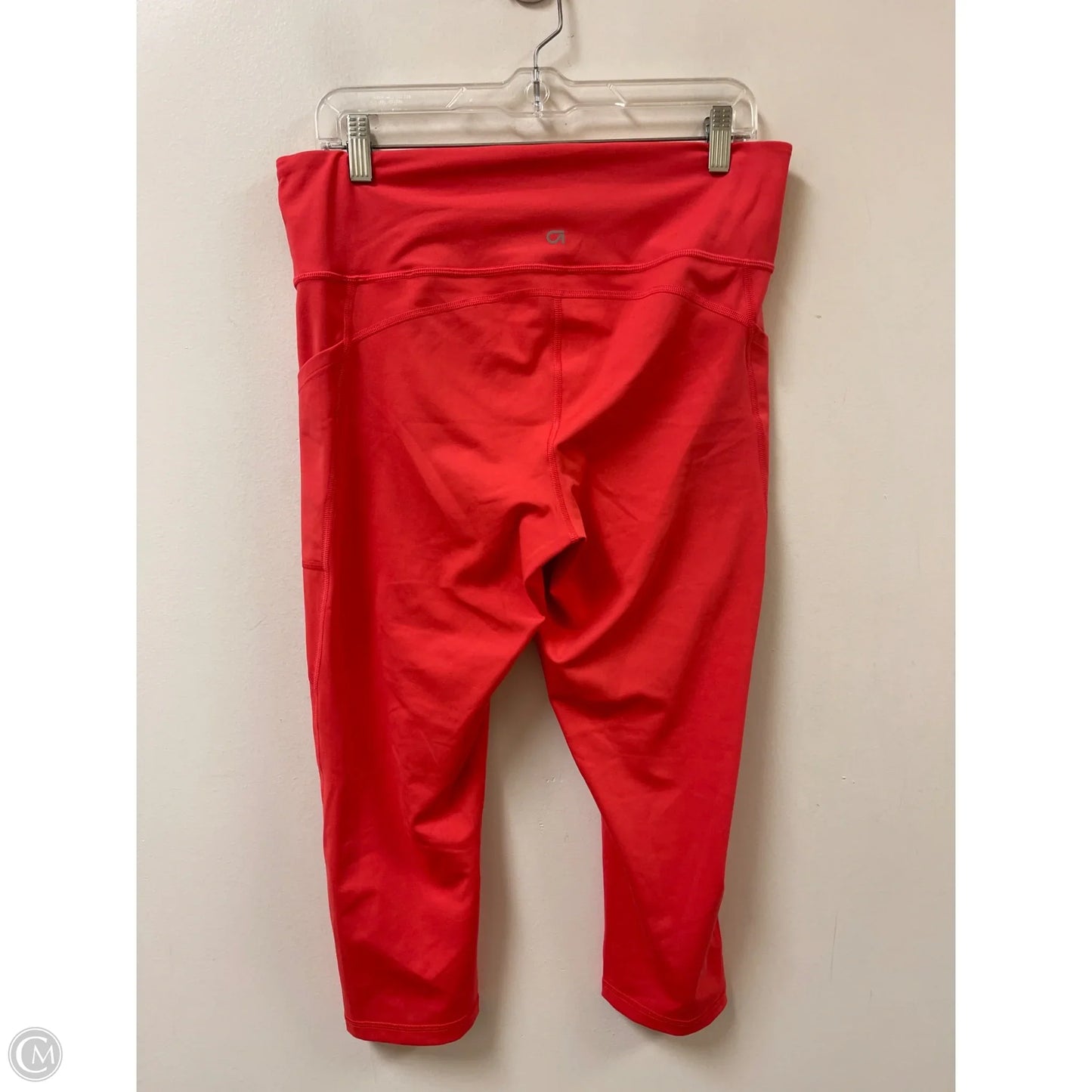 Athletic Leggings By Gap In Pink, Size: L